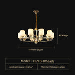 Luxe Jade Chandelier for Living Room and Villa Hall