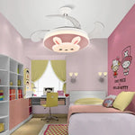 Smart Light and Fan Switch Flush Mount LED Ceiling Fan - Wholesale Kids Decoration