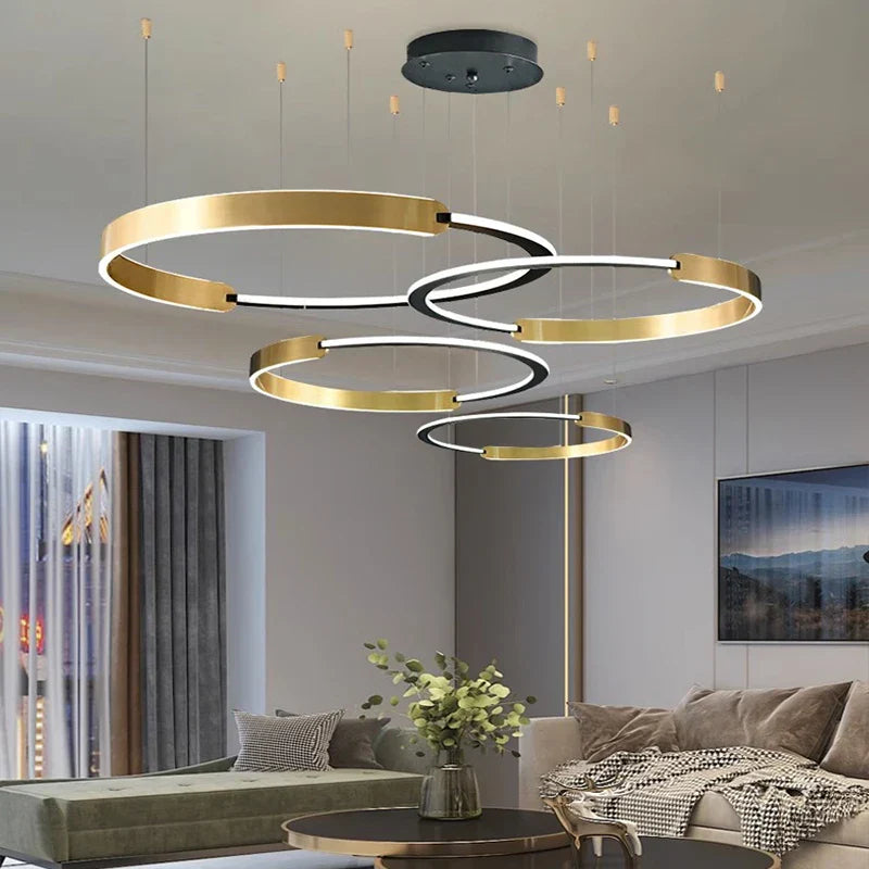 Modern LED Pendant Chandeliers for Living and Dining Room Lighting