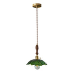Green Leaf LED Pendant Lamp for Home and Cafe Decor