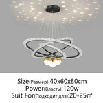 Nordic Gyptian LED Chandelier for Living Room Bedroom Dining Room