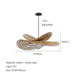 Rattan Pendant Lights, Creative Dining Room Chandeliers for Home Decor