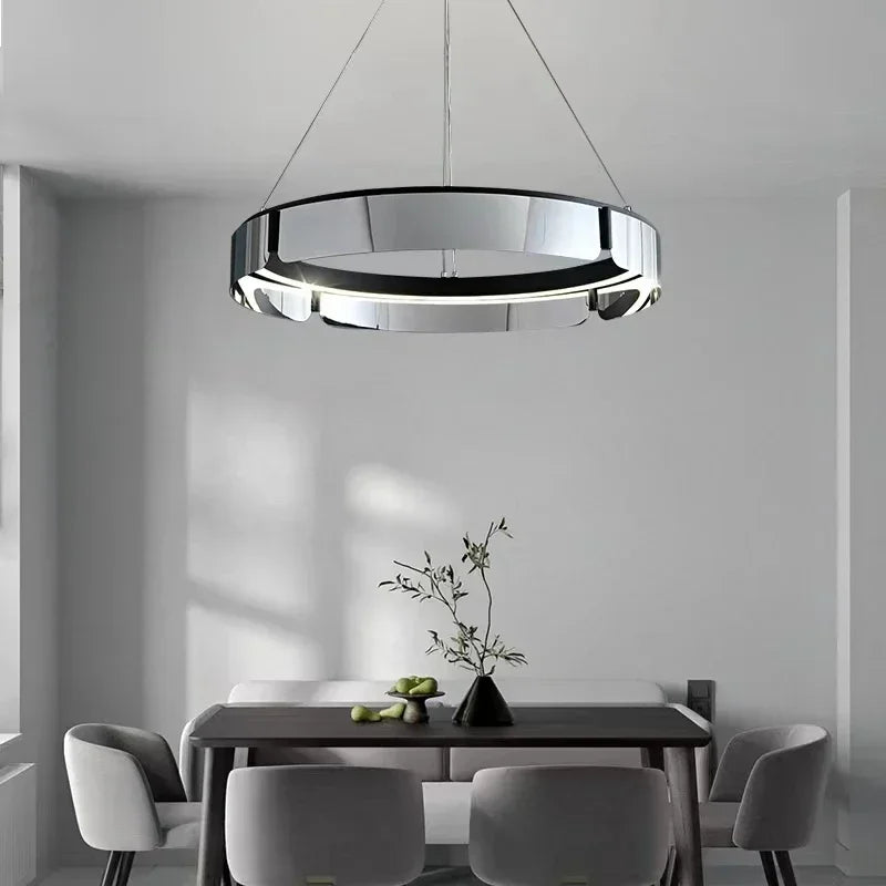 LED Chandelier: Modern Minimalist Pendant Light for Living, Dining, Kitchen, Bedroom