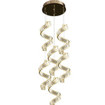 Luxury LED Chandelier with K9 Crystals for Home Suspension