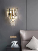 Round Crystal Kitchen Living Room Ceiling Lamp Atmospheric Modern Dining Bedroom Light