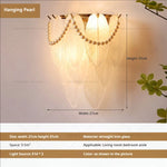 Luxe Crystal Glass Wall Lamp for Aisle, Living Room, Bedroom & Corridor Lighting