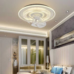 Dimmable LED Fan Lights Ceiling Lamp with Remote Control for Bedroom Living Room