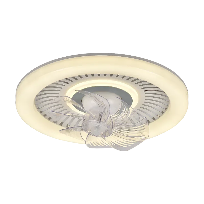 360 Rotating Air Supply LED Ceiling Fan with Quiet DC Motor.