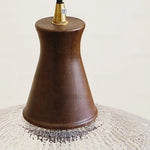 Glass & Wood LED Pendant Lights for Home Decor & Restaurant Lighting