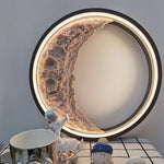 Crescent Moon Wall Lamp for Bedroom and Hallway