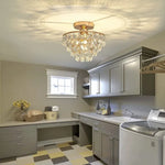 Crystal LED Chandelier Ceiling Lamp for Living Dining Room Decor