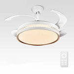 Modern Minimalist Integrated Ceiling Fan Lamp