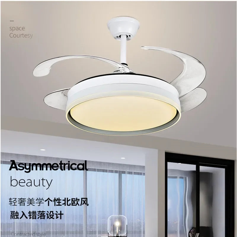 LED Ceiling Fans with Remote Control for Indoor Lighting