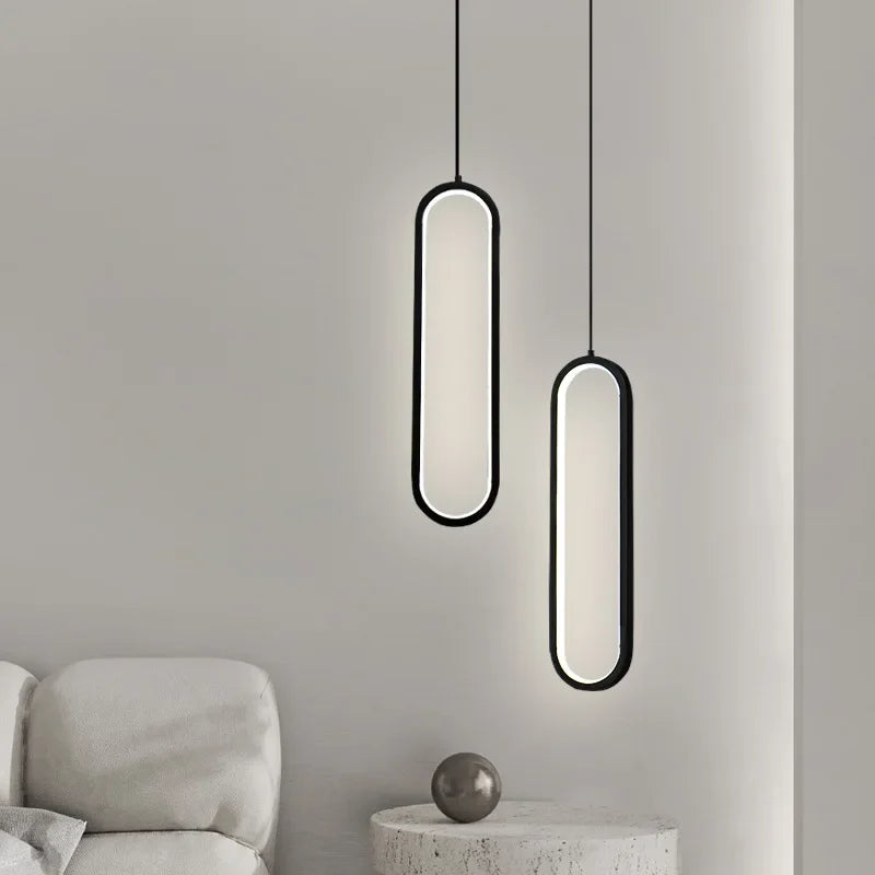 Aluminium LED Chandelier for Minimalist Restaurant, Bar, and Living Spaces