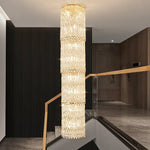 Sky High Crystal Chandelier Pendant Light Living Room Villa Main Light