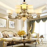 Jade Chandelier: Stylish Chinese Zen Living Room Lamp for Duplex Building by Guangdong Zhongshan