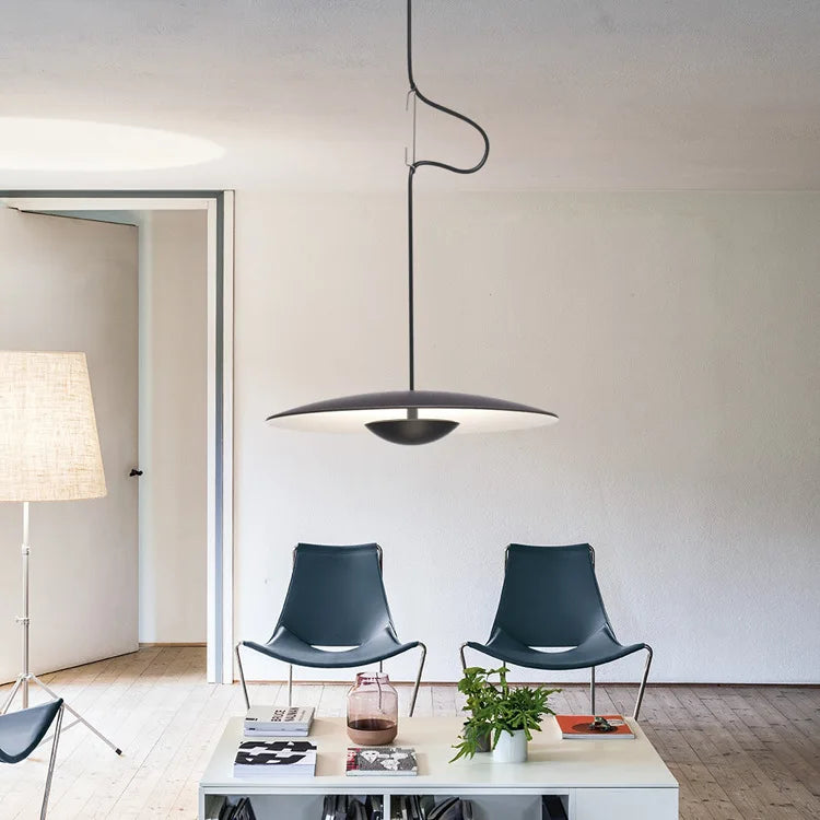 Modern LED Round Pendant Light for Kitchen Dining Bedroom Chandeliers