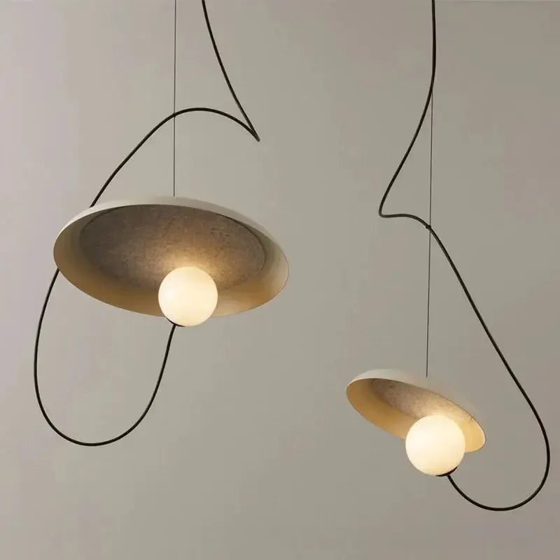 Luxury Rock Metal Pendant Lamp for Home Hotel Room Decor Lighting