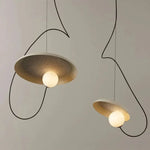 Luxury Rock Metal Pendant Lamp for Home Hotel Room Decor Lighting