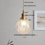 Flower Glass LED Pendant Lights | Nordic Modern Style | Adjustable Hang Lamp