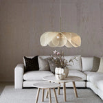 Flower Chandelier Pendant Light with E27 Bulb for Living Dining Room