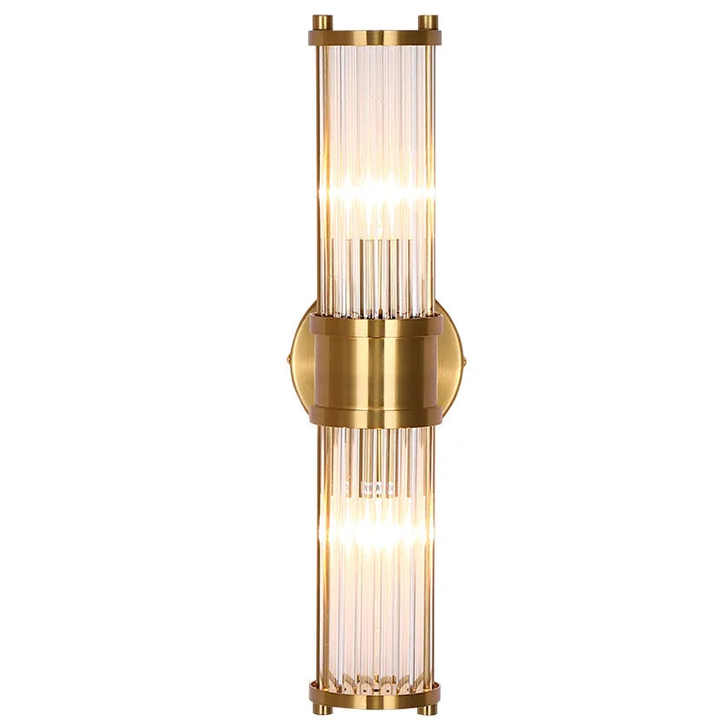 Glass Rod Wall Sconce Vanity Lights - Up/Down Wall Mounted Lamps