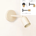 Adjustable GU10 LED Wall Sconce Modern Wall Light for Living Room & Bedroom