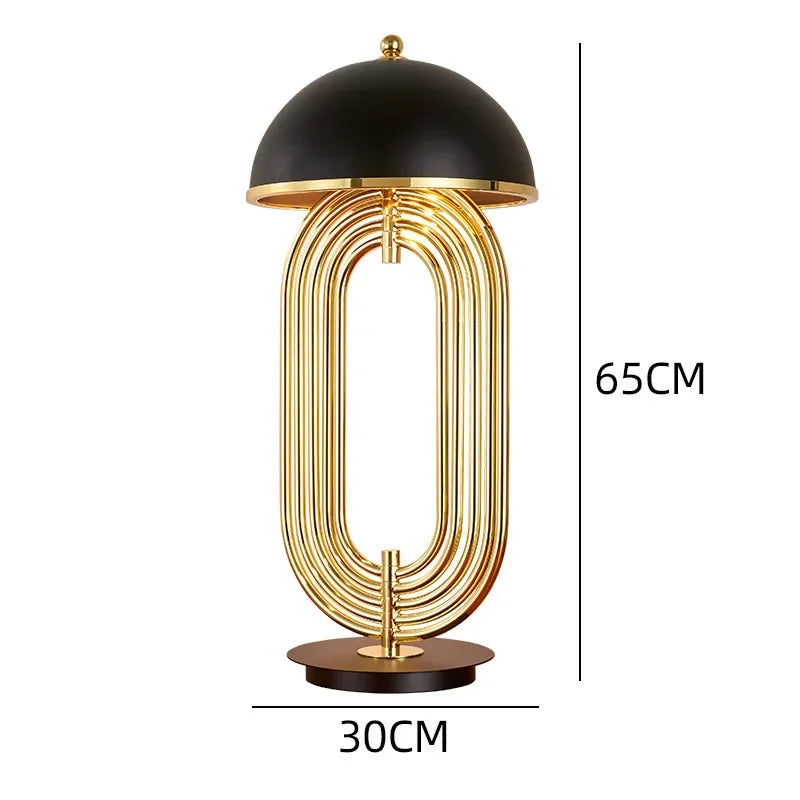 Mushroom Shape LED Table Lamp for Modern Antique Style Hotel Decor and Office Living Room