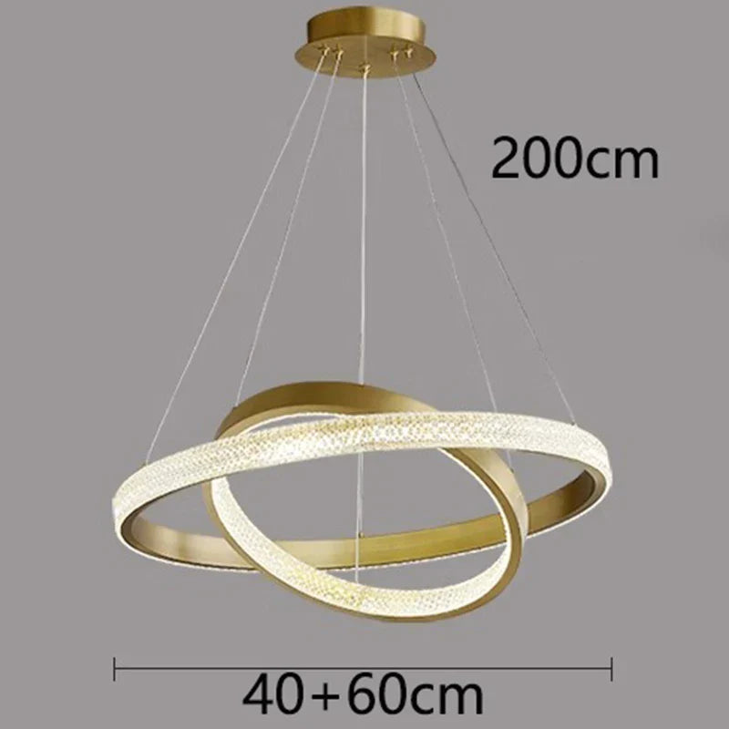 Crystal Chandelier for Living and Dining Room, Luxury Pendant Light for Home Décor