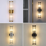 Glass Rod Wall Sconce Vanity Lights - Up/Down Wall Mounted Lamps