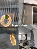 Modern Crystal Pendant Light for Bedroom and Living Room Decor