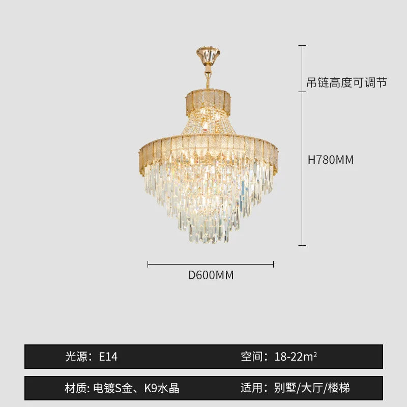 Shell Art Color Chandelier Luxury Lighting for Living & Dining Rooms