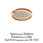 RoseGold LED Ceiling Light for Home Living Room Bedroom Dining Room