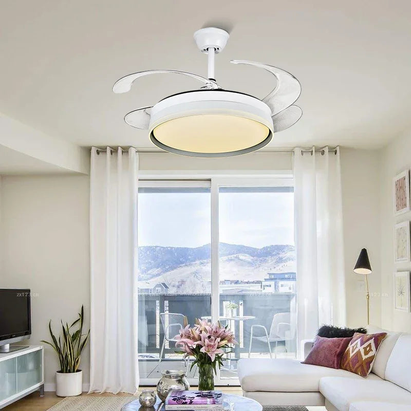 LED Ceiling Fans with Remote Control for Indoor Lighting