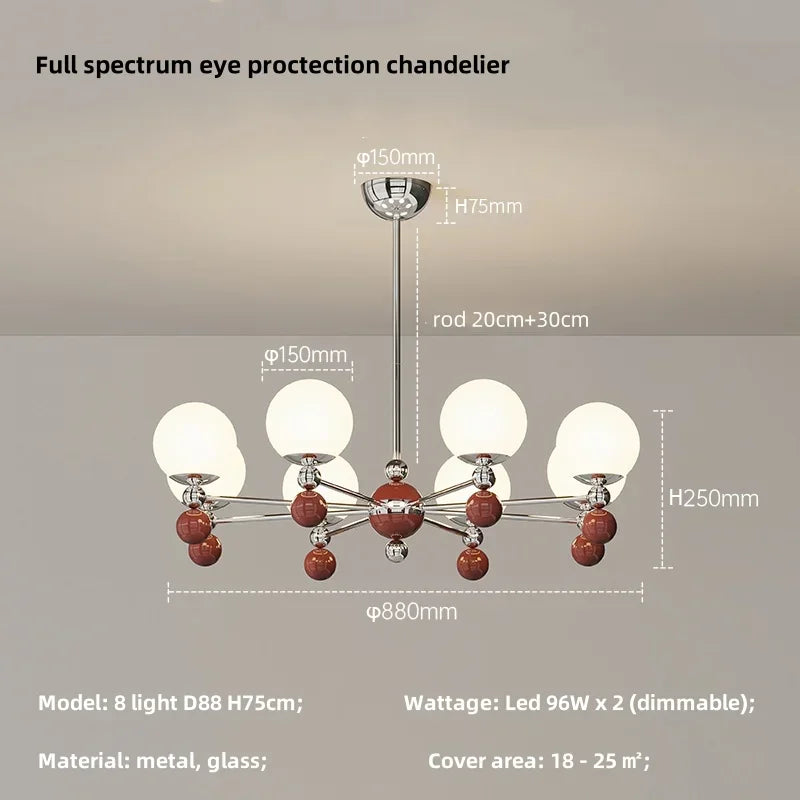 Modern Full Spectrum LED Pendant Hanging Light for Dining Room Decor