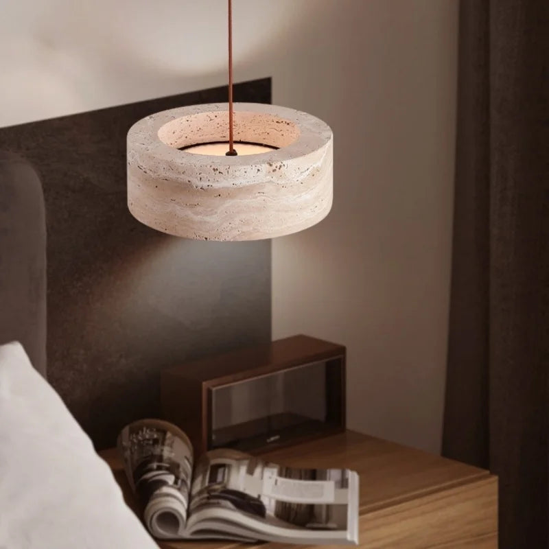 Stone LED Pendant Lights for Bedroom Living Room Kitchen Interior Lighting