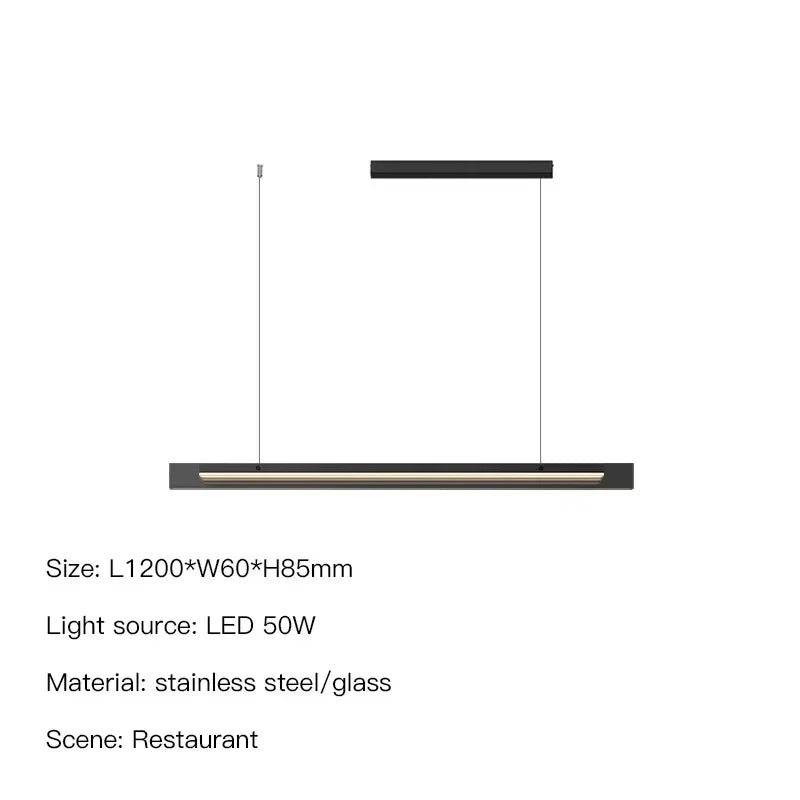LED Chandelier: Modern Minimalist Style for Home, Office, Bar & More