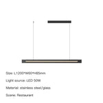 LED Chandelier: Modern Minimalist Style for Home, Office, Bar & More