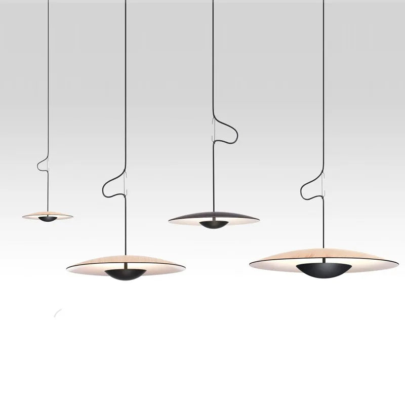 Modern LED Round Pendant Light for Kitchen Dining Bedroom Chandeliers