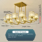 Crystal Chandelier: Modern Light Luxury for Living Room, Bedroom, Restaurant, Villa, Hotel