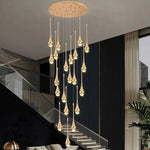 Nordic Home Decor Stair Chandelier Living Dining Pendant Ceiling Light by Afralia™