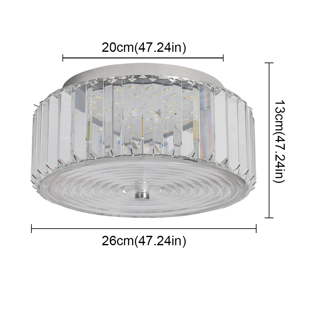 Crystal LED Ceiling Chandelier Light Circle Design Indoor Lighting