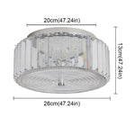 Crystal LED Ceiling Chandelier Light Circle Design Indoor Lighting