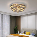 Luxury Crystal LED Chandelier Ceiling Lamp for Living Dining Room
