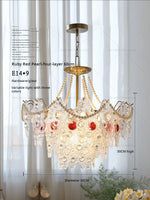 Crystal Chandelier: Elegant Retro Lighting for Bedroom, Dining, Living Room & Cloakroom