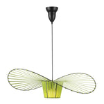 Vertigo Straw Hat Pendant Lamp French Fabric Elegant Designer Lighting