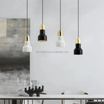 Nordic Marble Pendant Lights for Modern Minimalist Bedroom and Restaurant