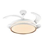Modern Minimalist Integrated Ceiling Fan Lamp