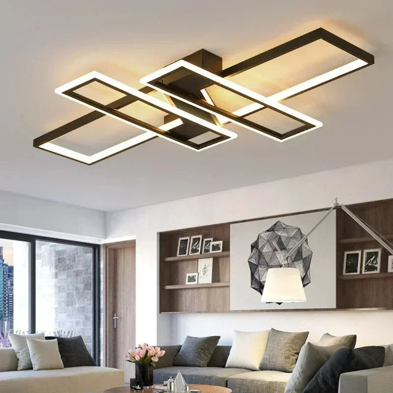 Nordic Ceiling Chandelier for Dining Living Room - Dimmable Minimalist Lighting Fixture