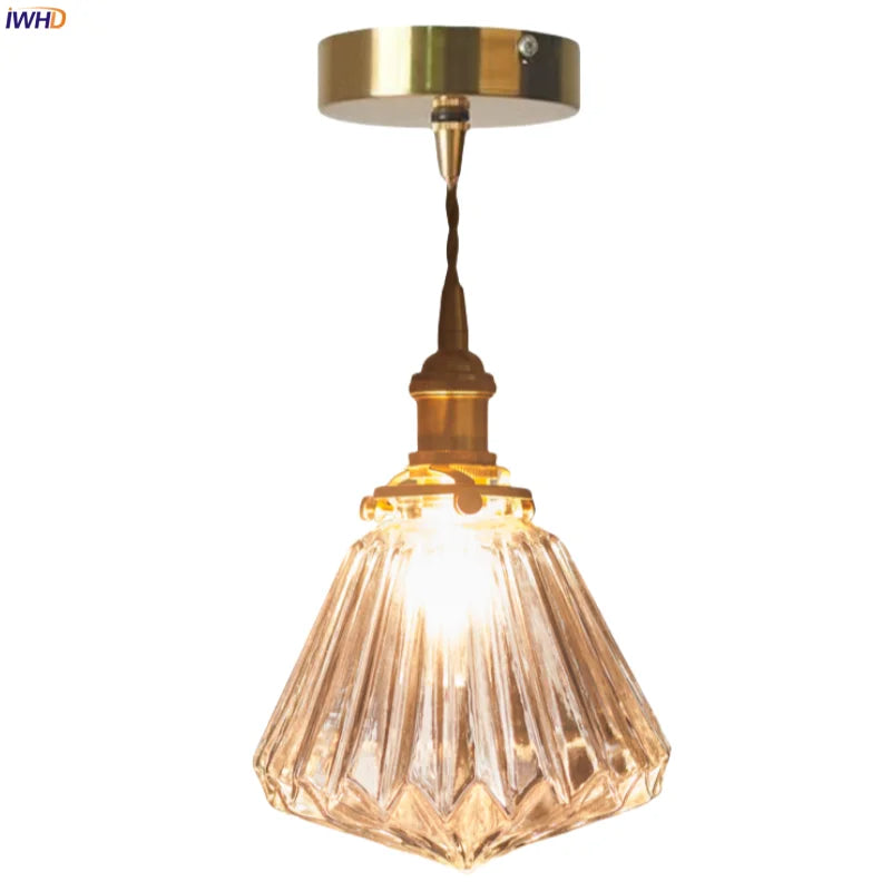 Glass Pleats LED Pendant Lights for Home and Commercial Spaces